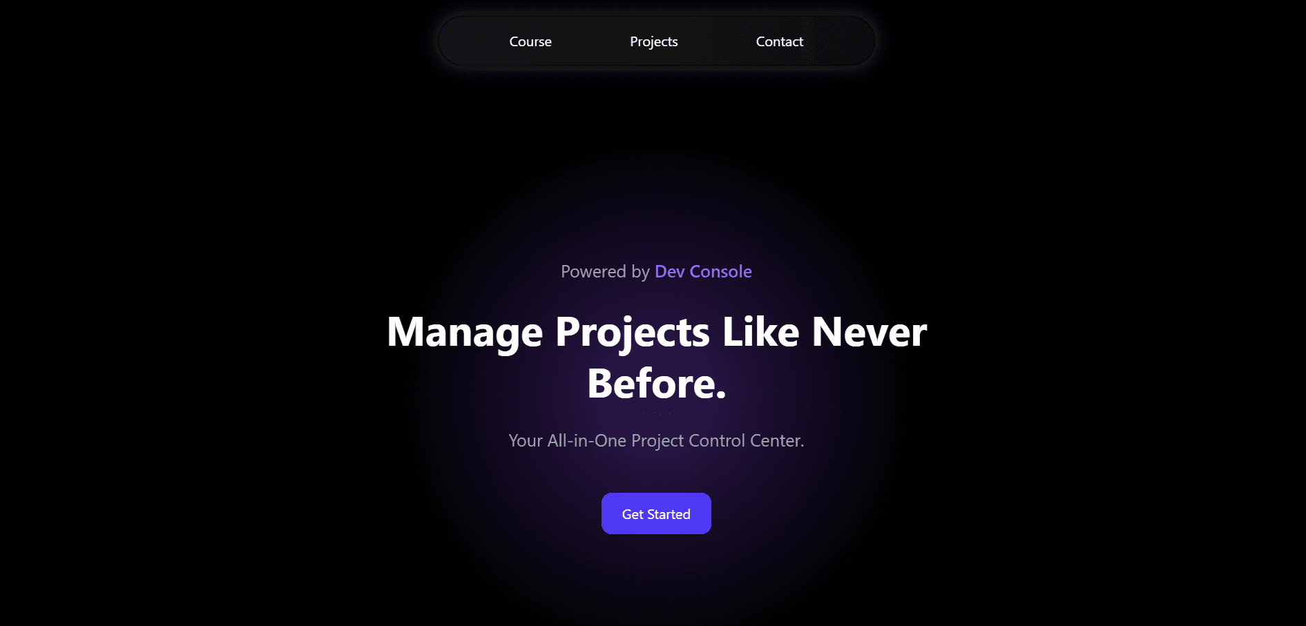 Dev Console